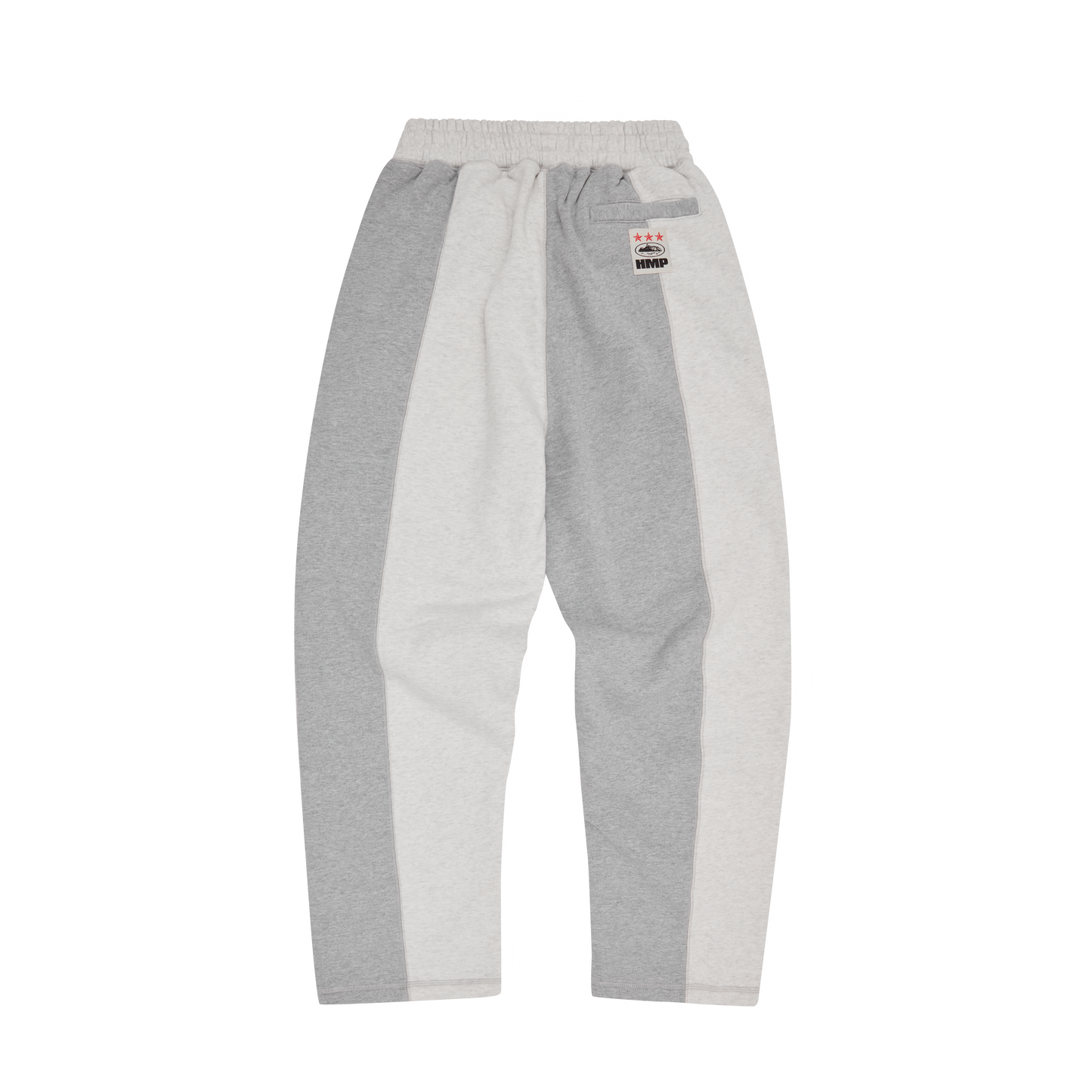 Corteiz HMP Contrast Panel Sweatpants – Heather Grey