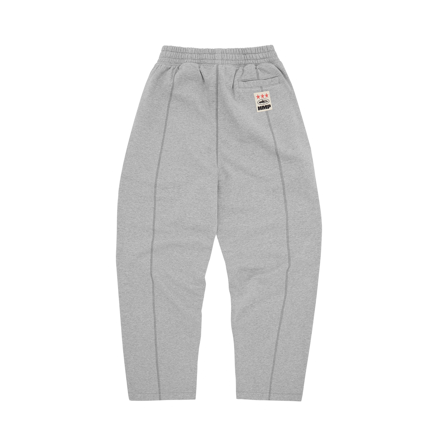 Corteiz HMP Open Hem Sweatpants – Heather Grey