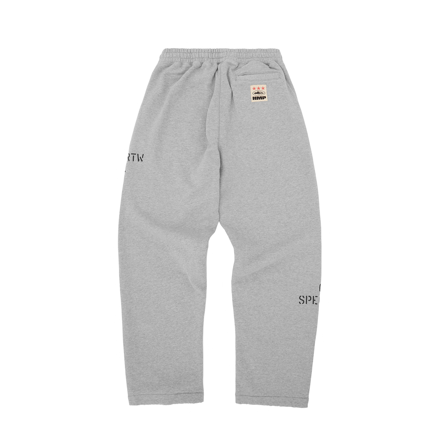 Corteiz HMP Stencil Sweatpants – Light Heather