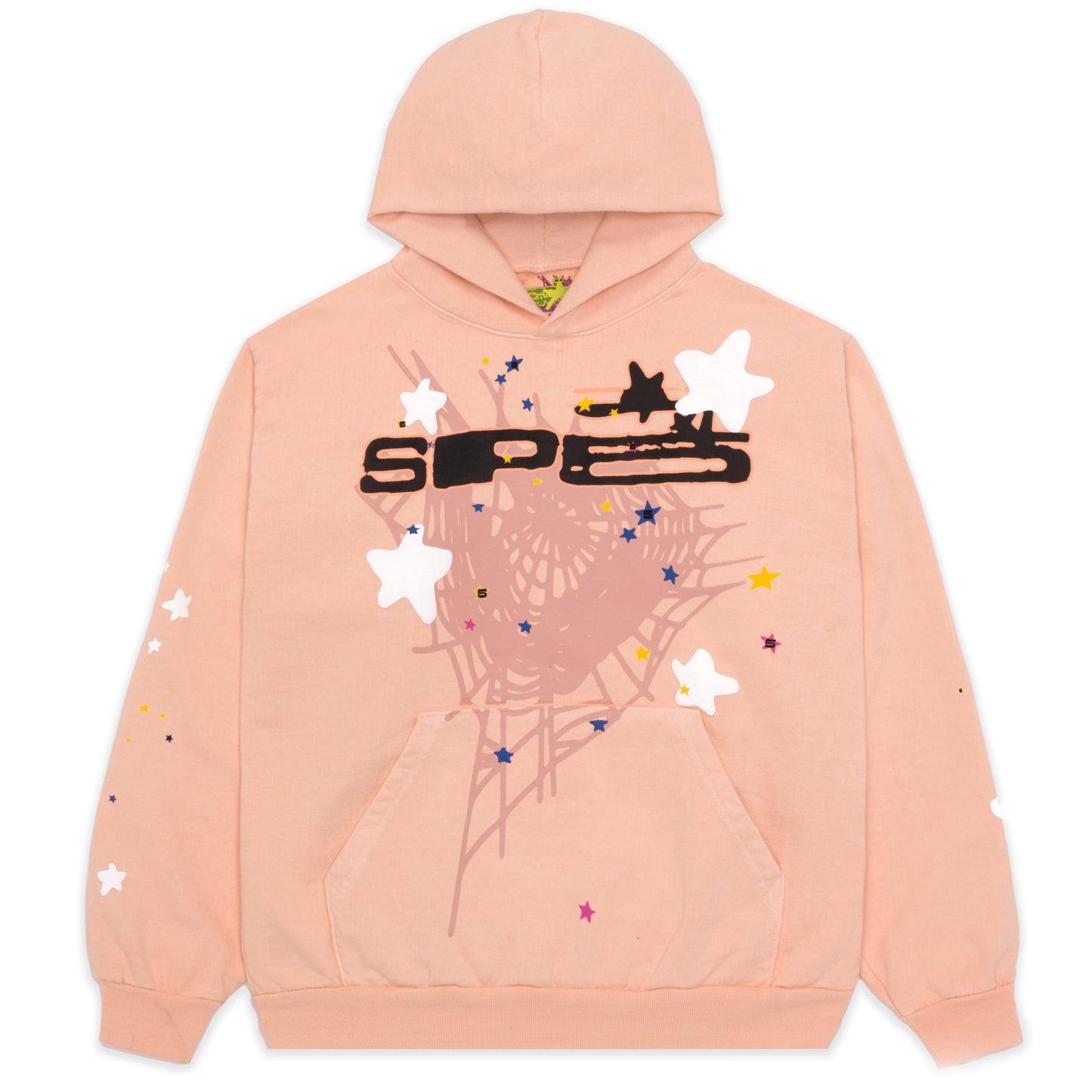 SP5DER Bellini Hoodie – Peach - Front View
