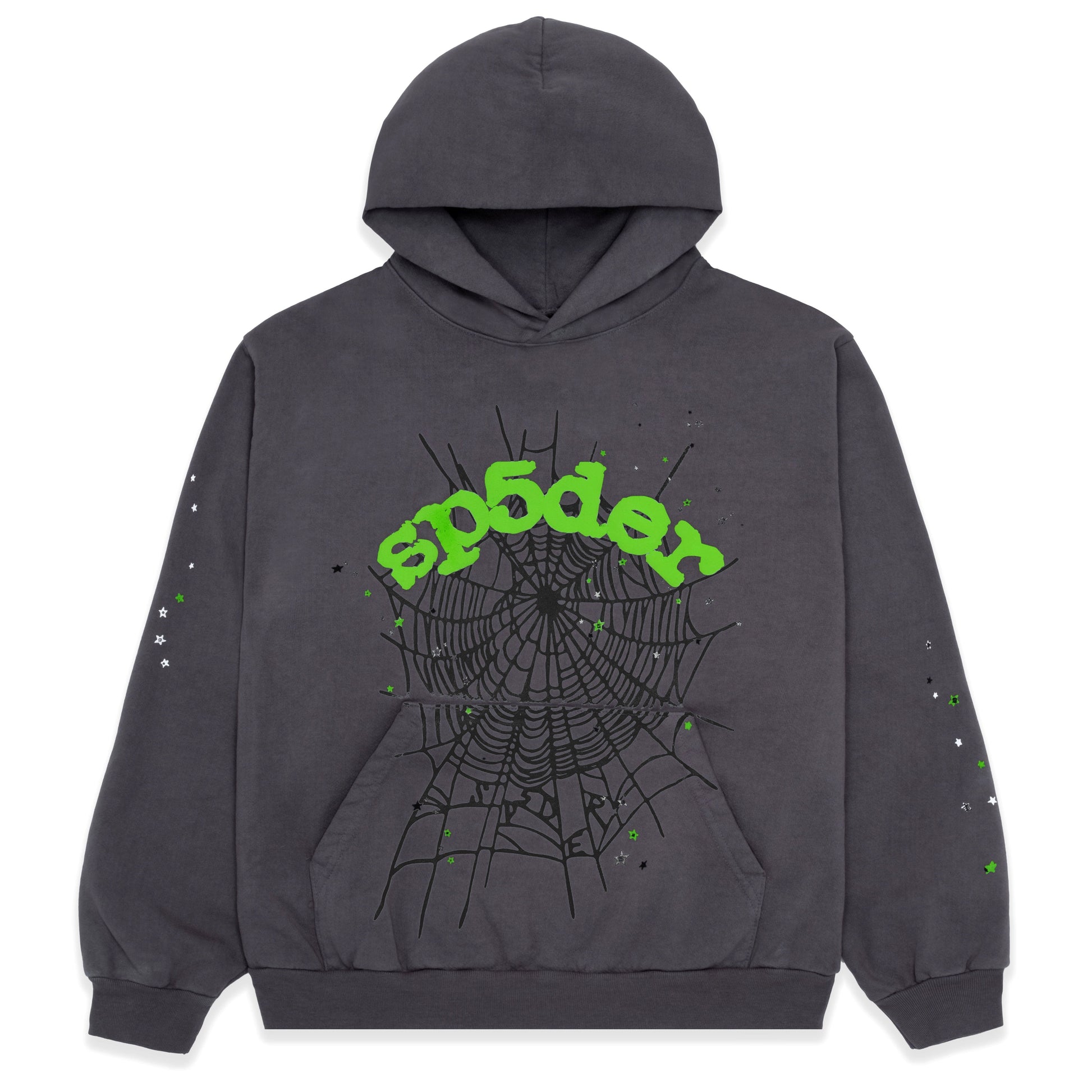 SP5DER OG Web Hoodie - White - Front View