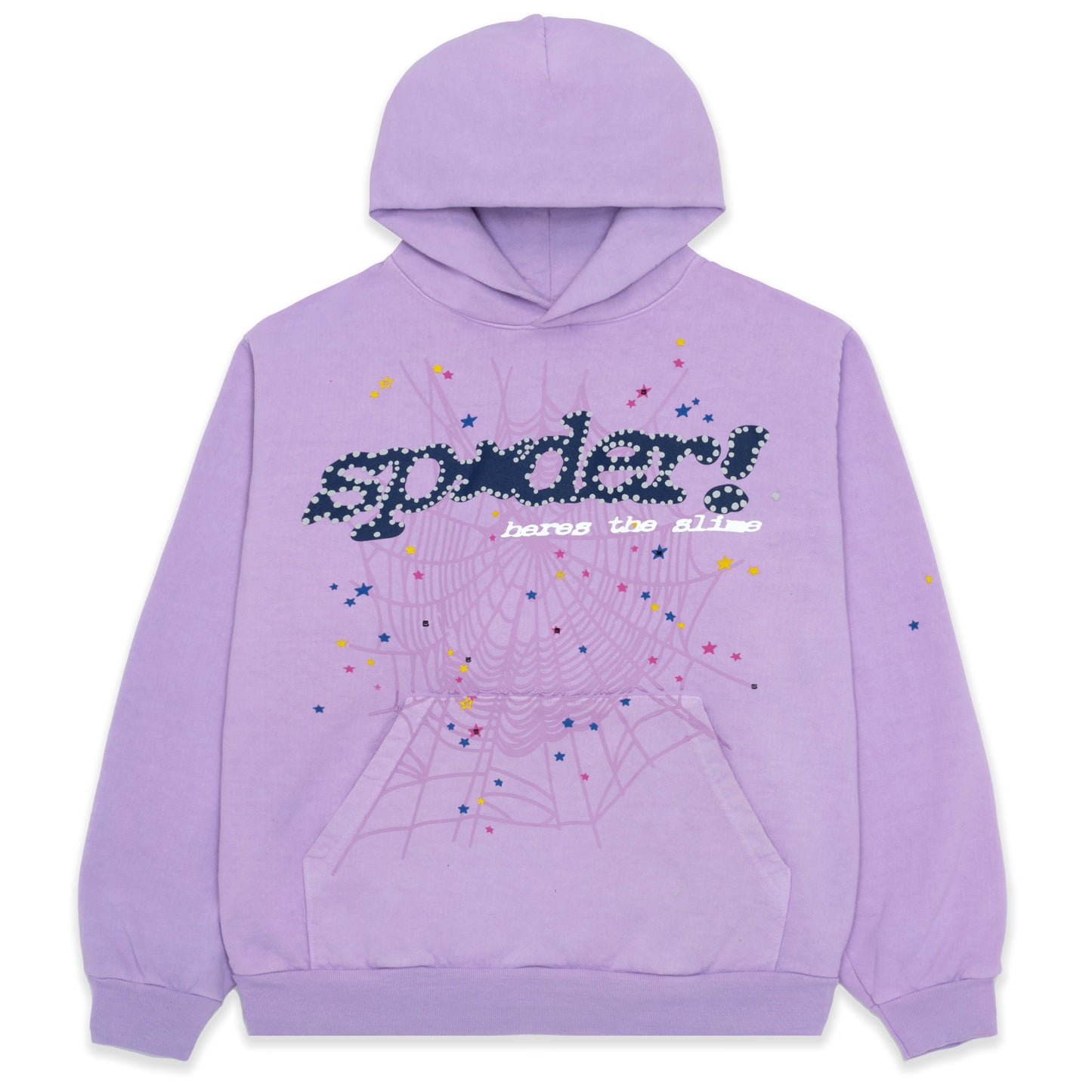 SP5DER Acai Hoodie – Purple - Front View