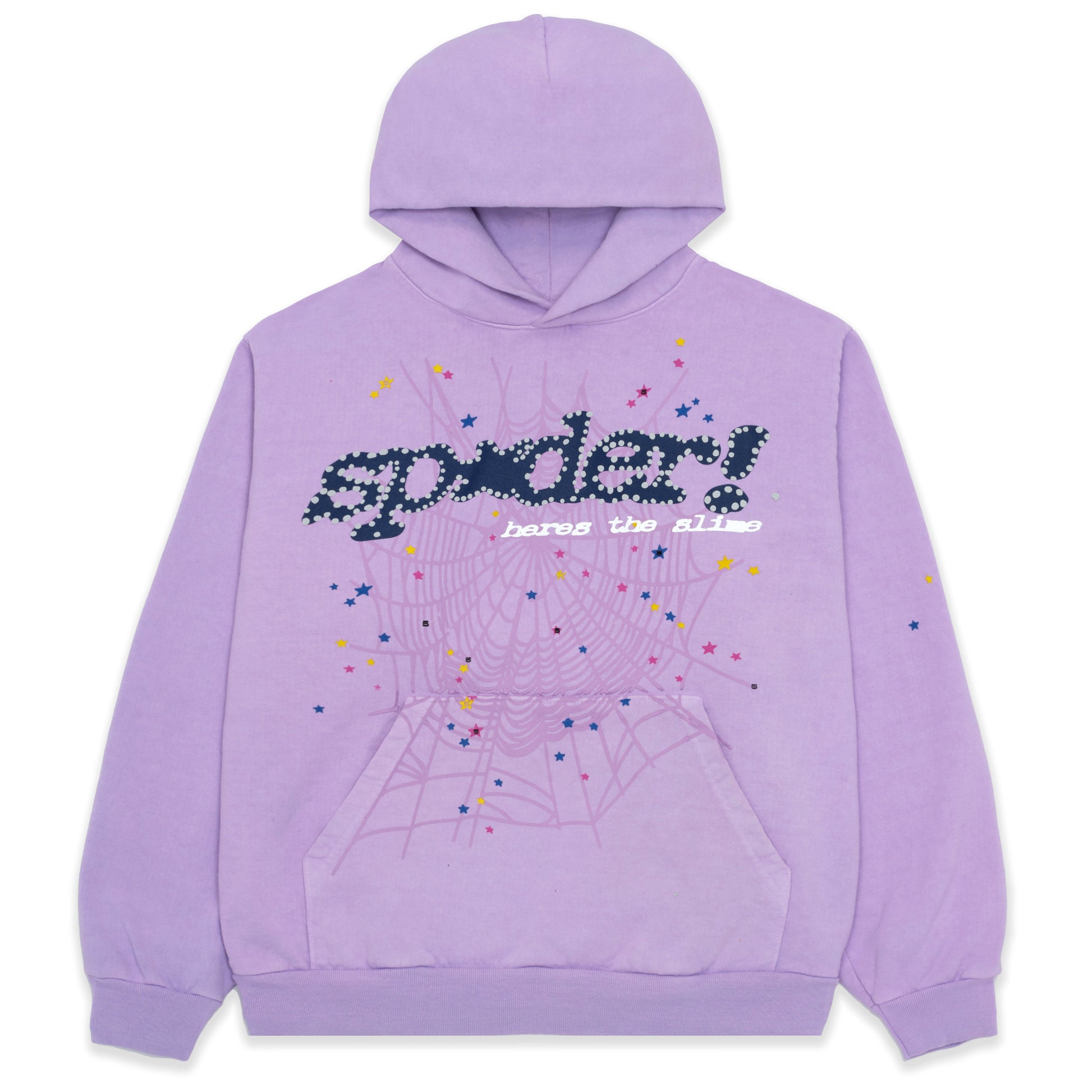SP5DER Acai Hoodie – Purple - Front View