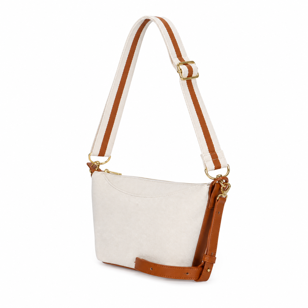 Bag It  Women Natural Canvas Crossbody Bag