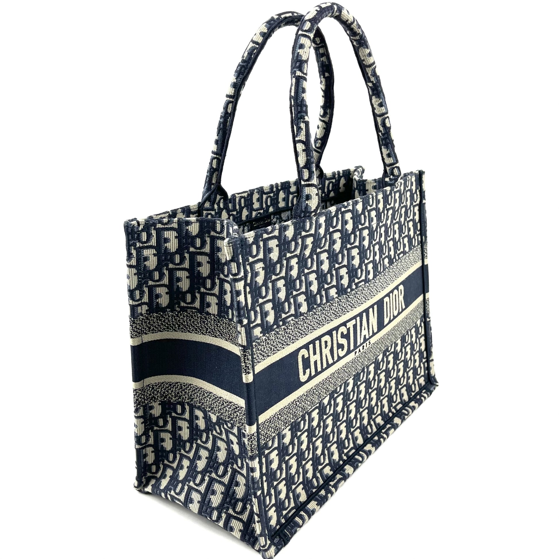 Christian Dior Small Book Tote Oblique