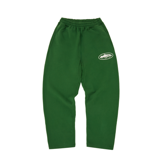 Corteiz Island Puff Print Sweatpants – Green