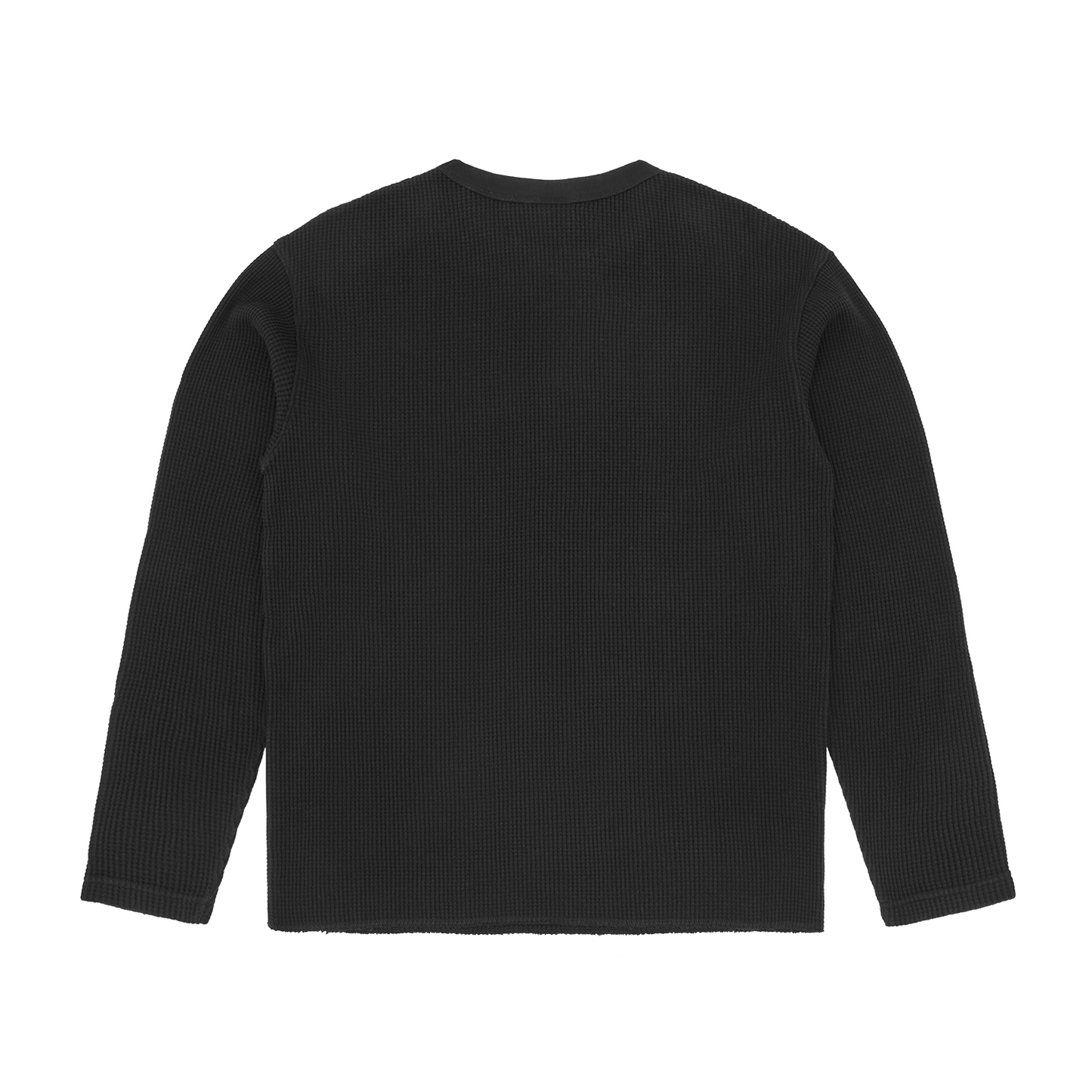 Corteiz Island Thermal Long Sleeve Shirt - Black