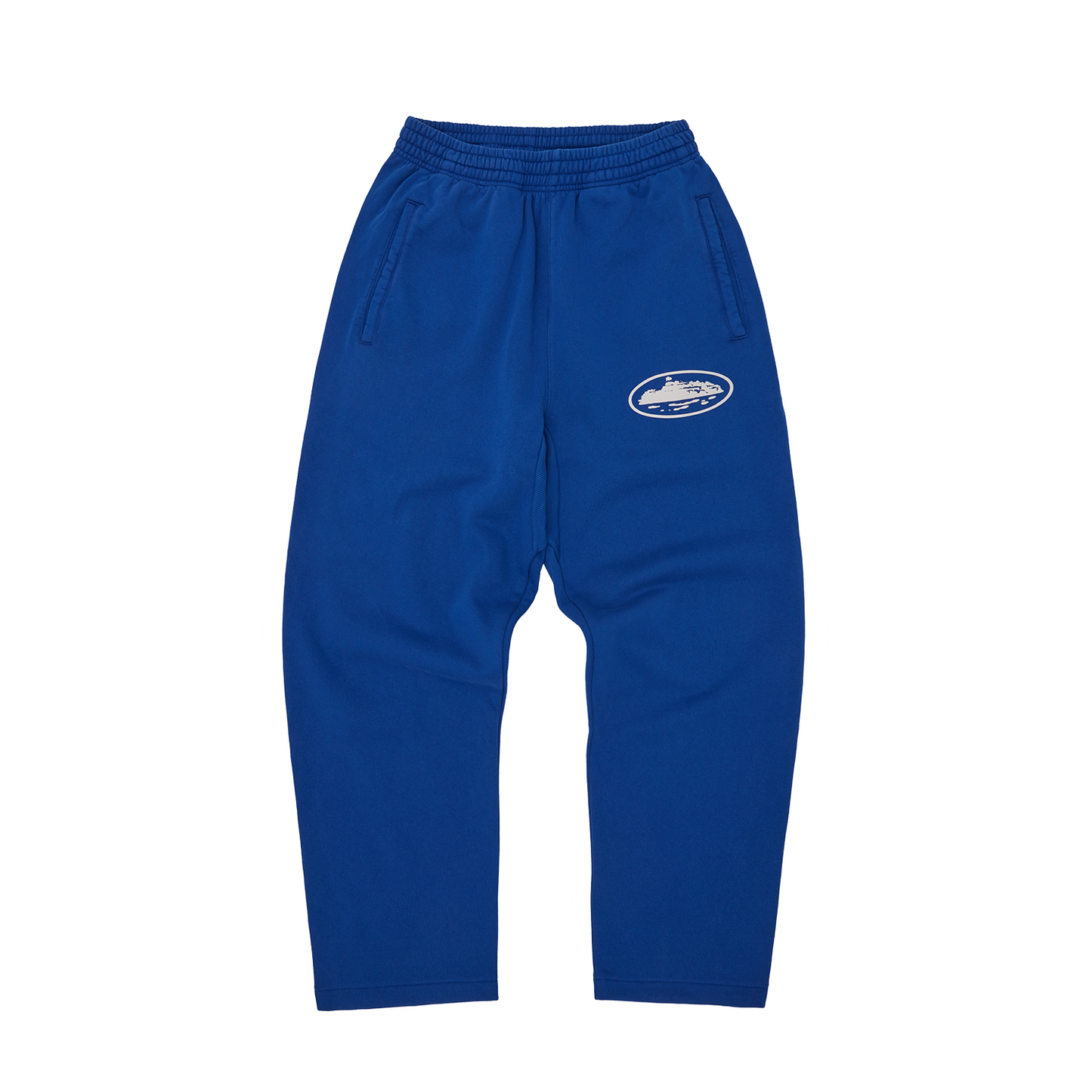 Corteiz Island Puff Print Sweatpants – Washed Royal