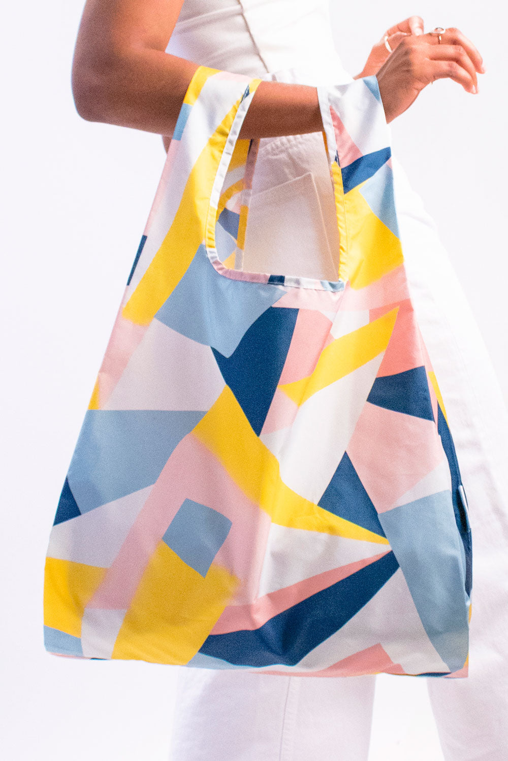 Bag It Mosaic Medium Reusable Bag – Recycled Foldable Tote