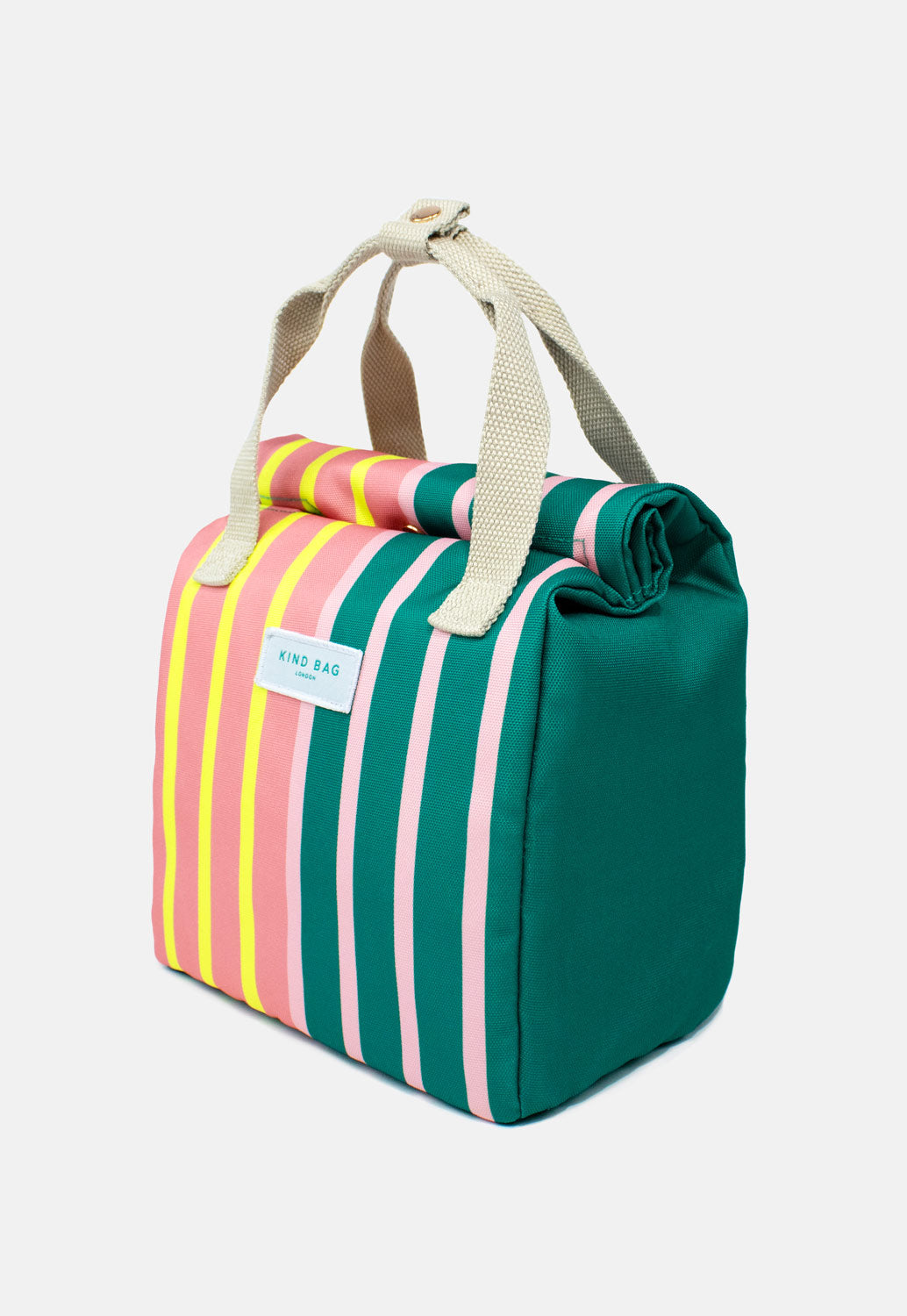Bag It Bicolour Stripes Lunch Bag – Insulated Recycled Fabric