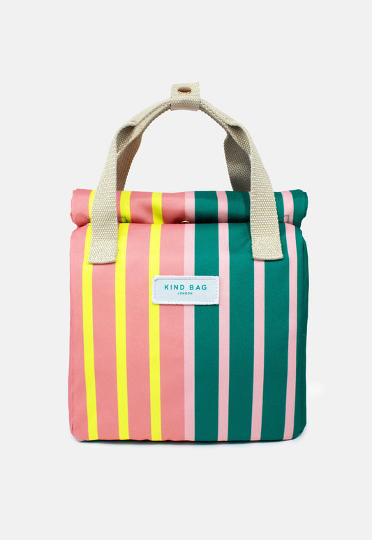Bag It Bicolour Stripes Lunch Bag – Insulated Recycled Fabric
