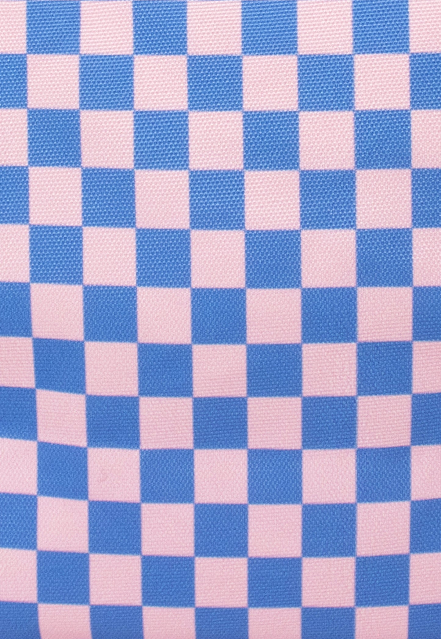Bag It Checkerboard Blue & Pink Lunch Bag – Insulated Recycled Fabric