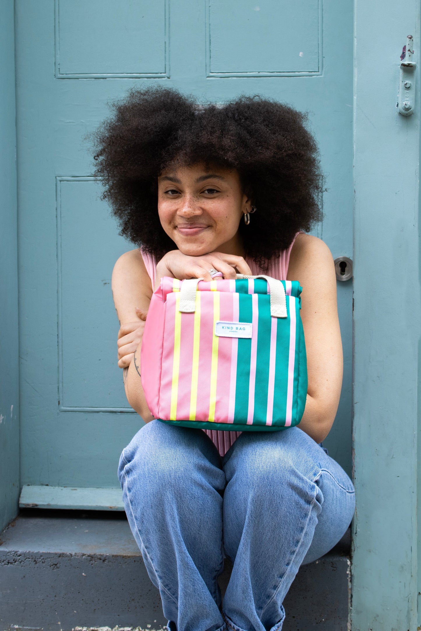 Bag It Bicolour Stripes Lunch Bag – Insulated Recycled Fabric