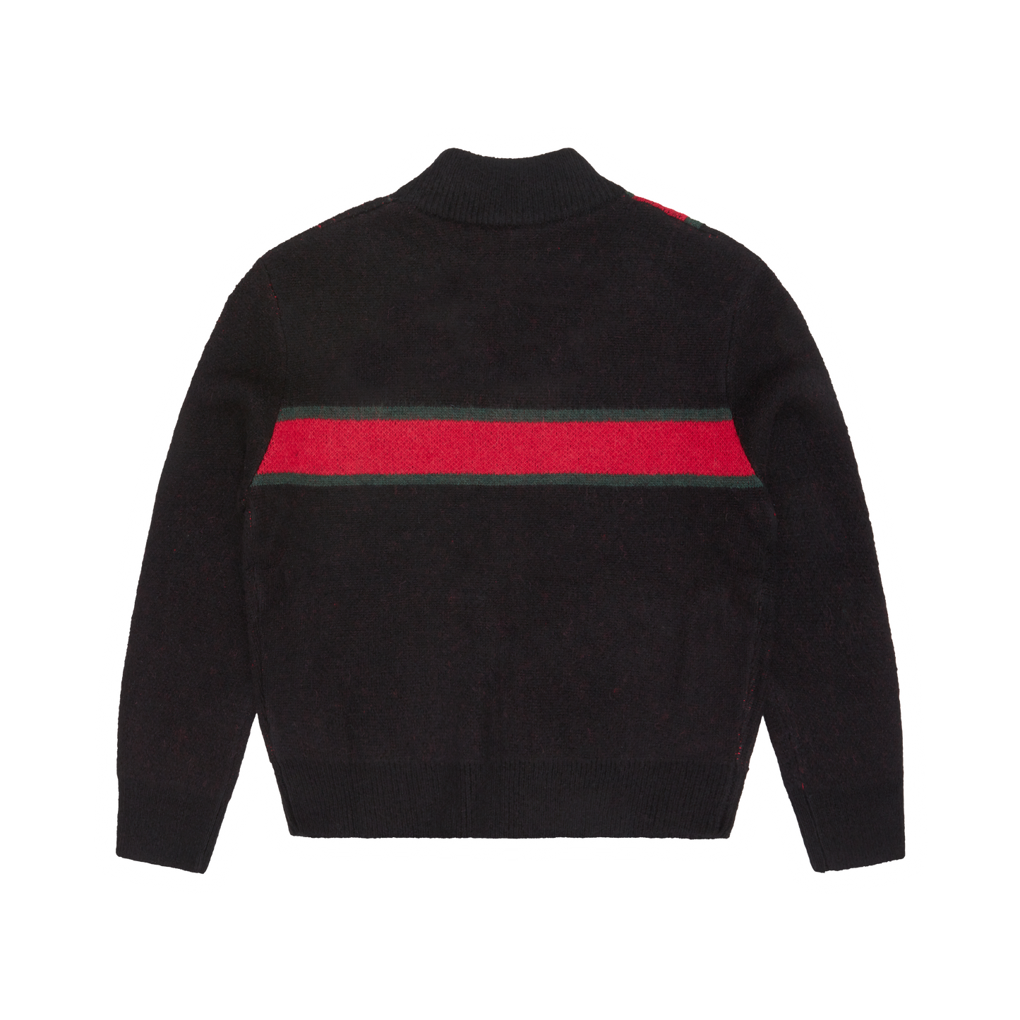 Corteiz Lux Knit Zip Up Jacket - Black