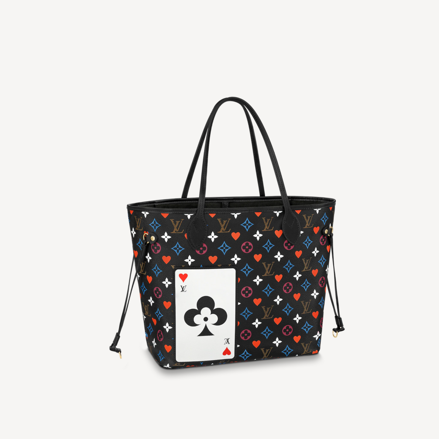Louis Vuitton Neverfull MM Game On Monogram Canvas Black M57462