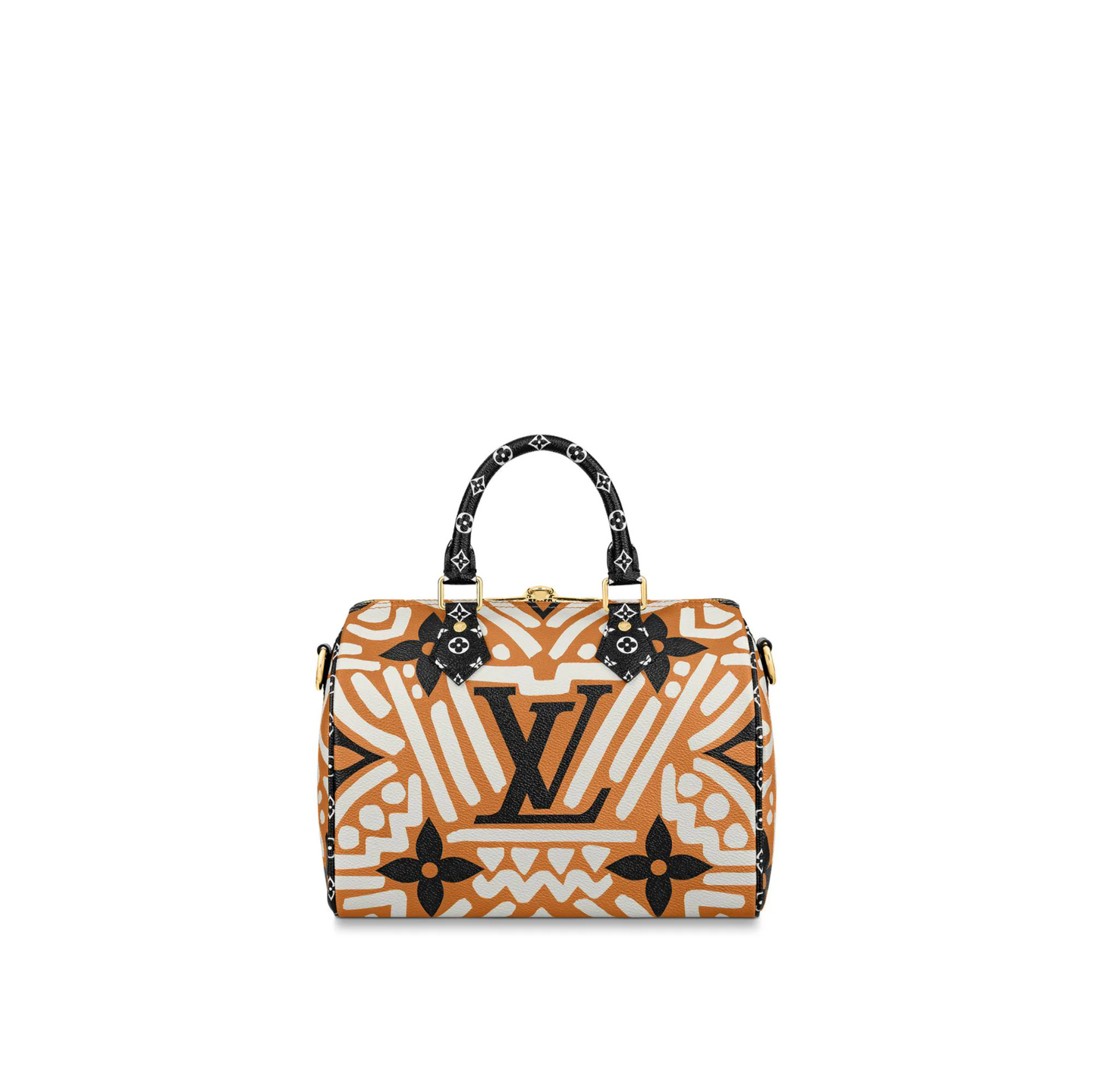 Louis Vuitton LV Crafty Speedy Bandouliere 25 Monogram Canvas M56588 Caramel Cream