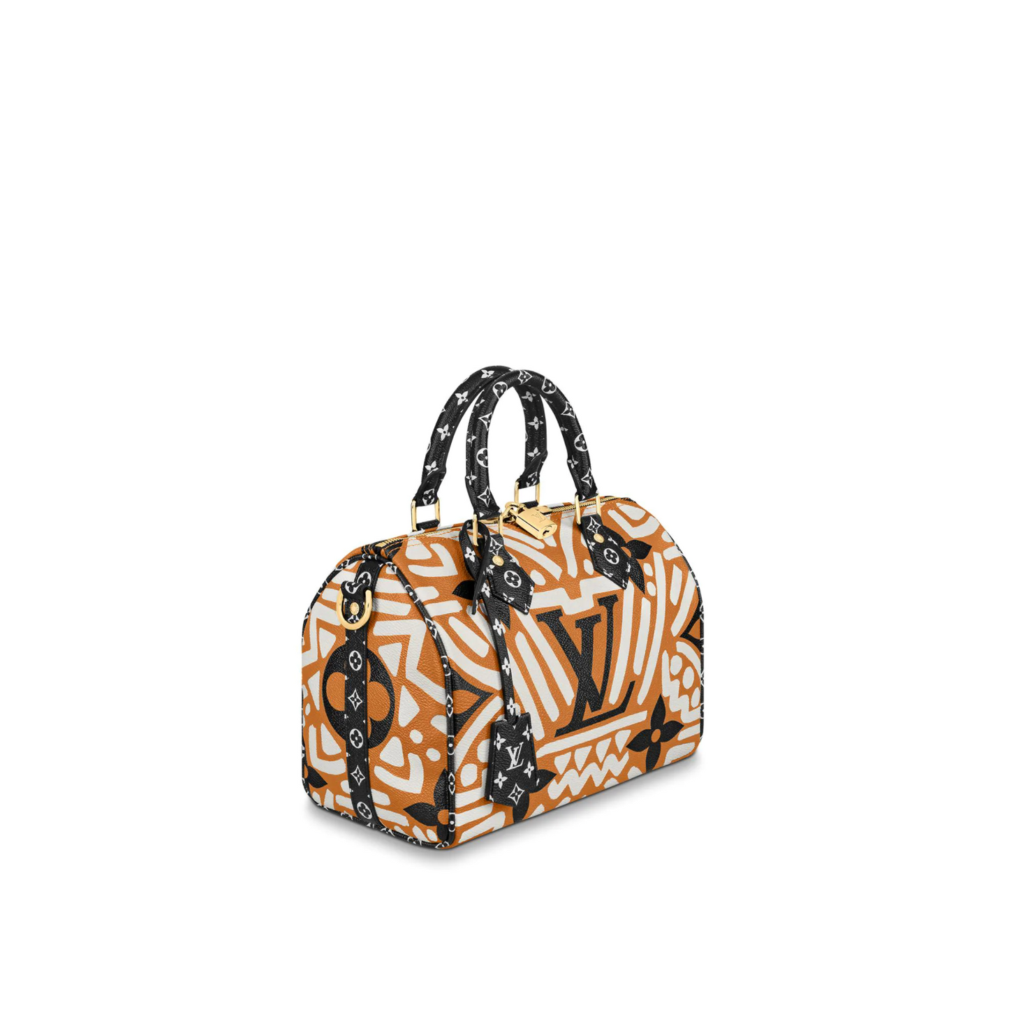 Louis Vuitton LV Crafty Speedy Bandouliere 25 Monogram Canvas M56588 Caramel Cream