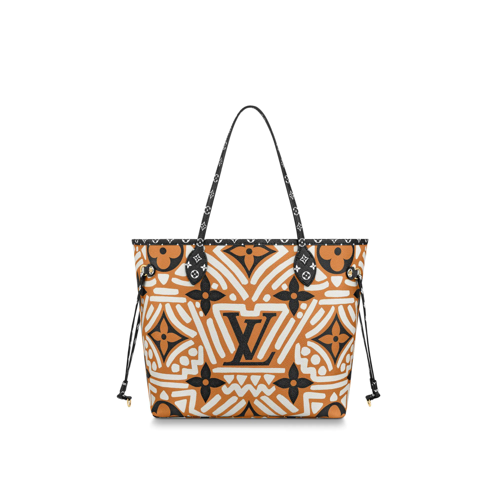 Louis Vuitton LV Crafty Neverfull MM Monogram Canvas M56584 Caramel Cream