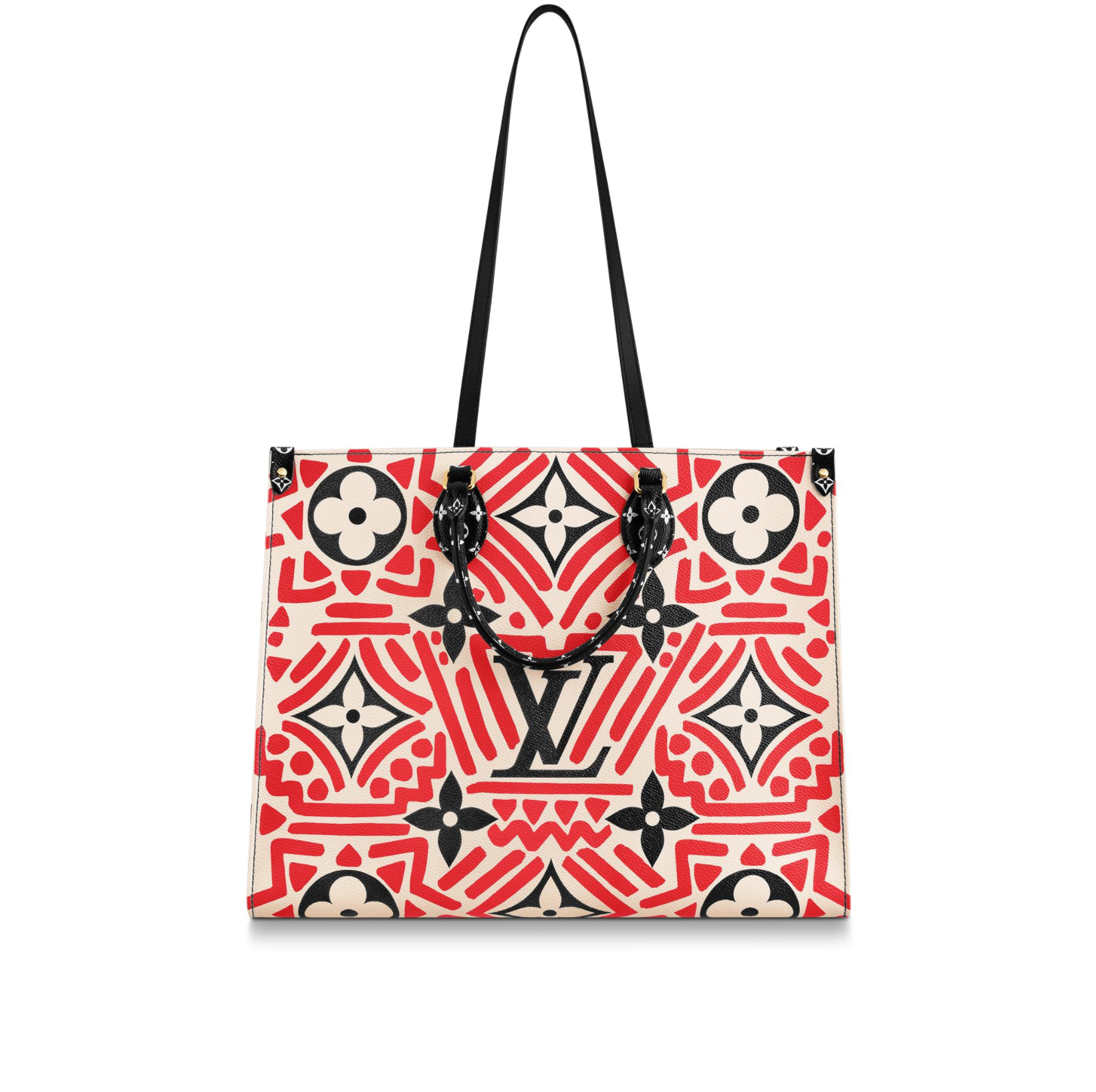 Louis Vuitton LV Crafty Onthego GM Monogram Giant Canvas M45358 Red Cream