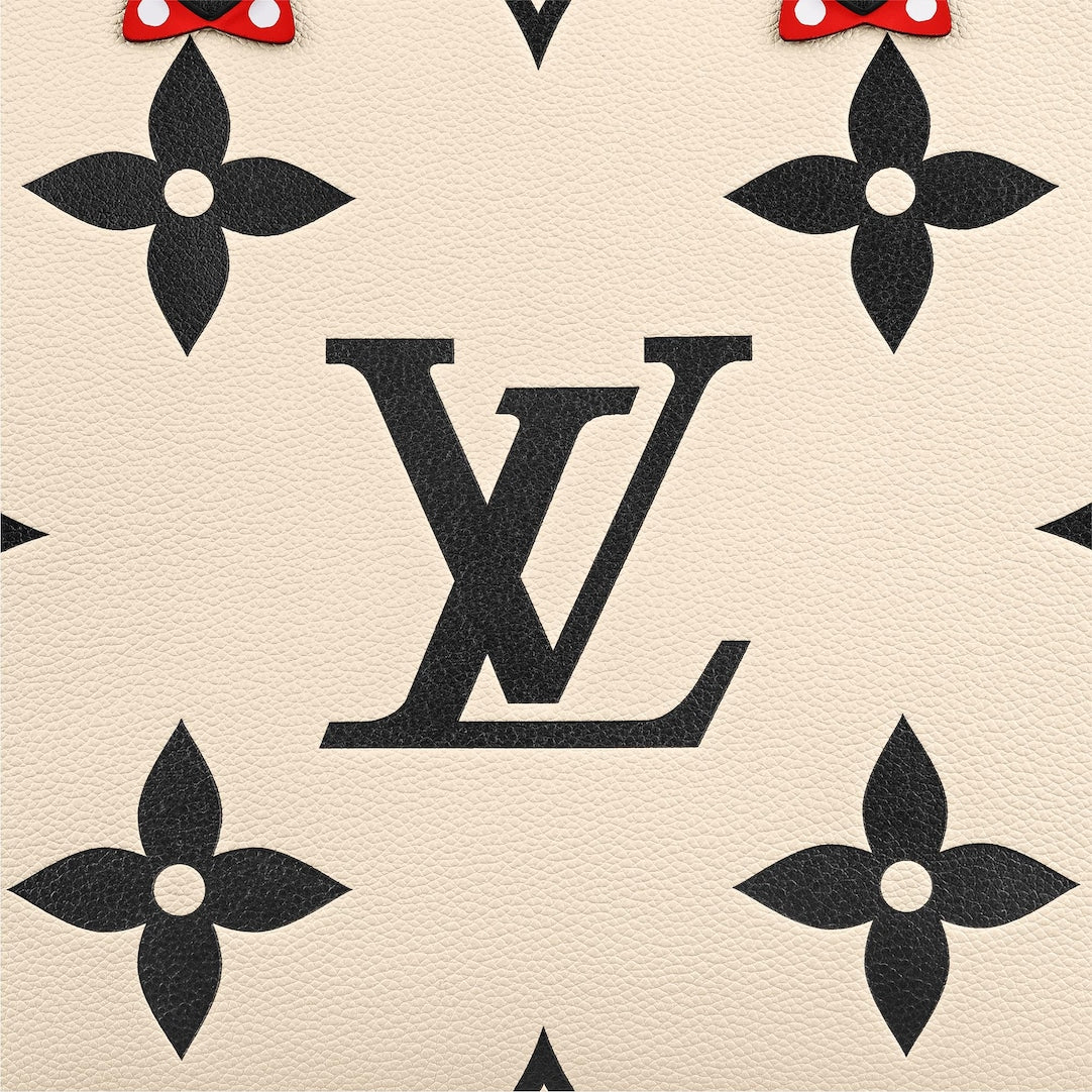 Louis Vuitton LV Crafty Onthego GM Monogram Giant Canvas M45372 Cream Black