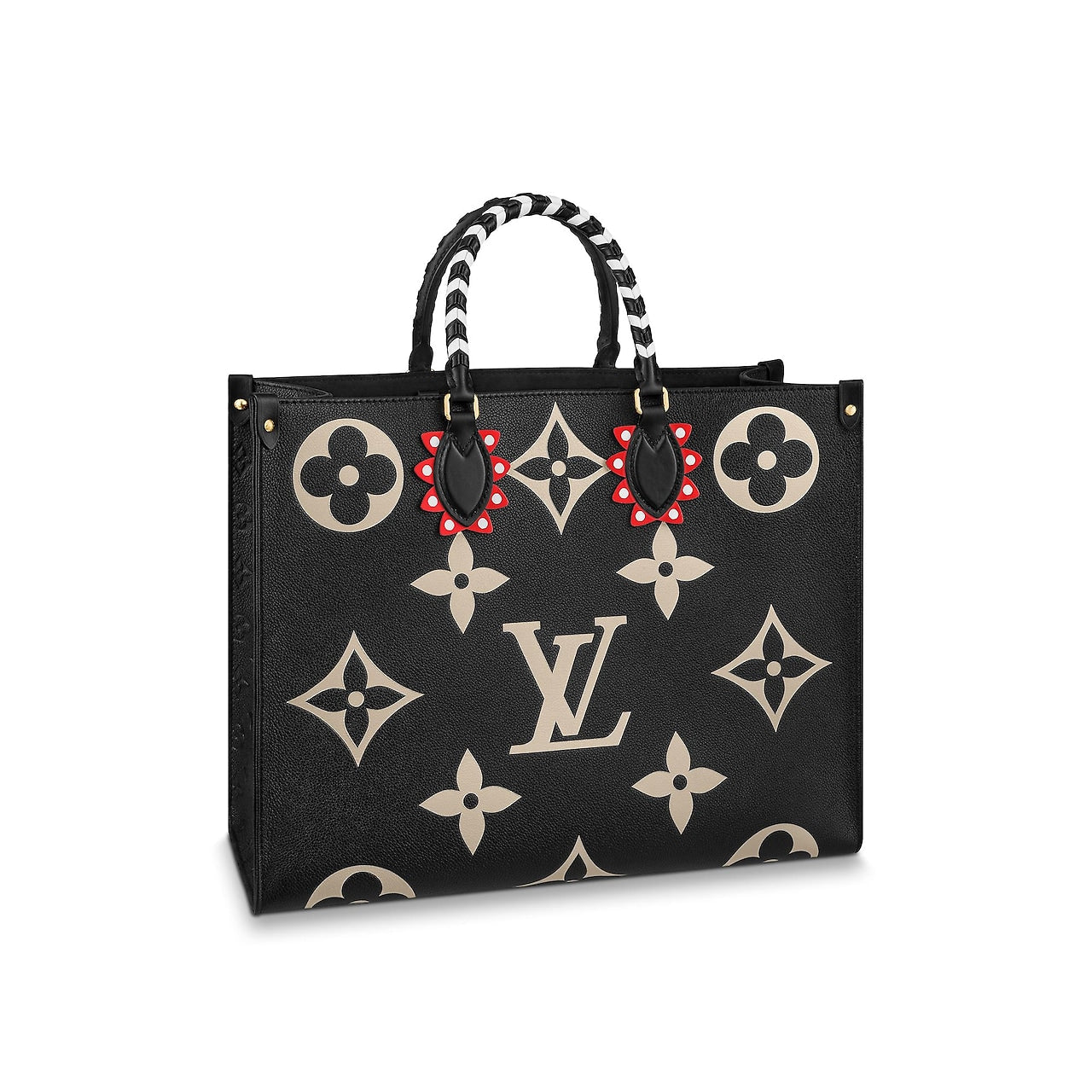 Louis Vuitton LV Crafty Onthego GM Monogram Giant Canvas M45373 Cream Red