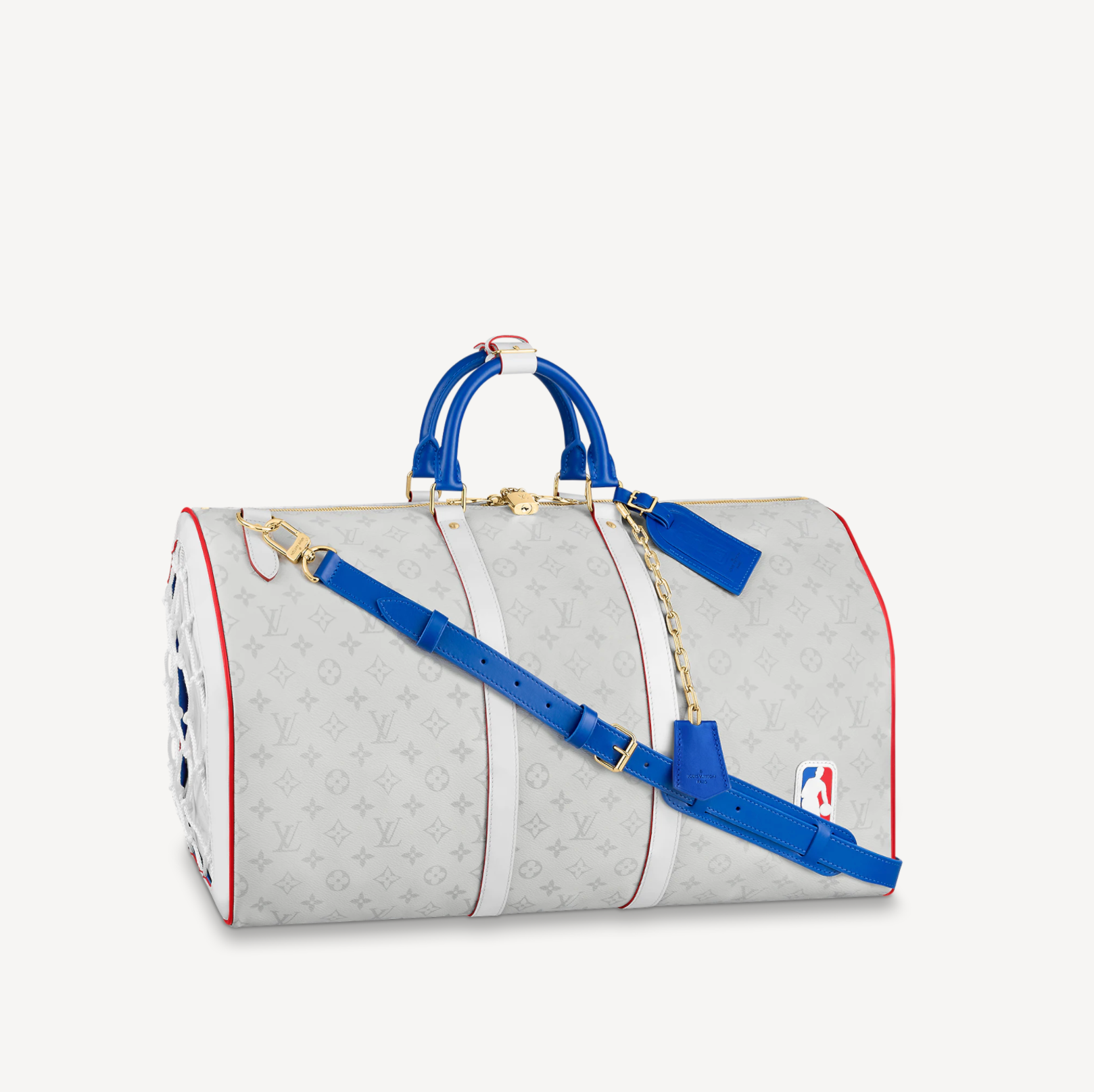 Louis Vuitton Keepall Bandoulière M45586 Monogram Antarctica Canvas Travel Bag