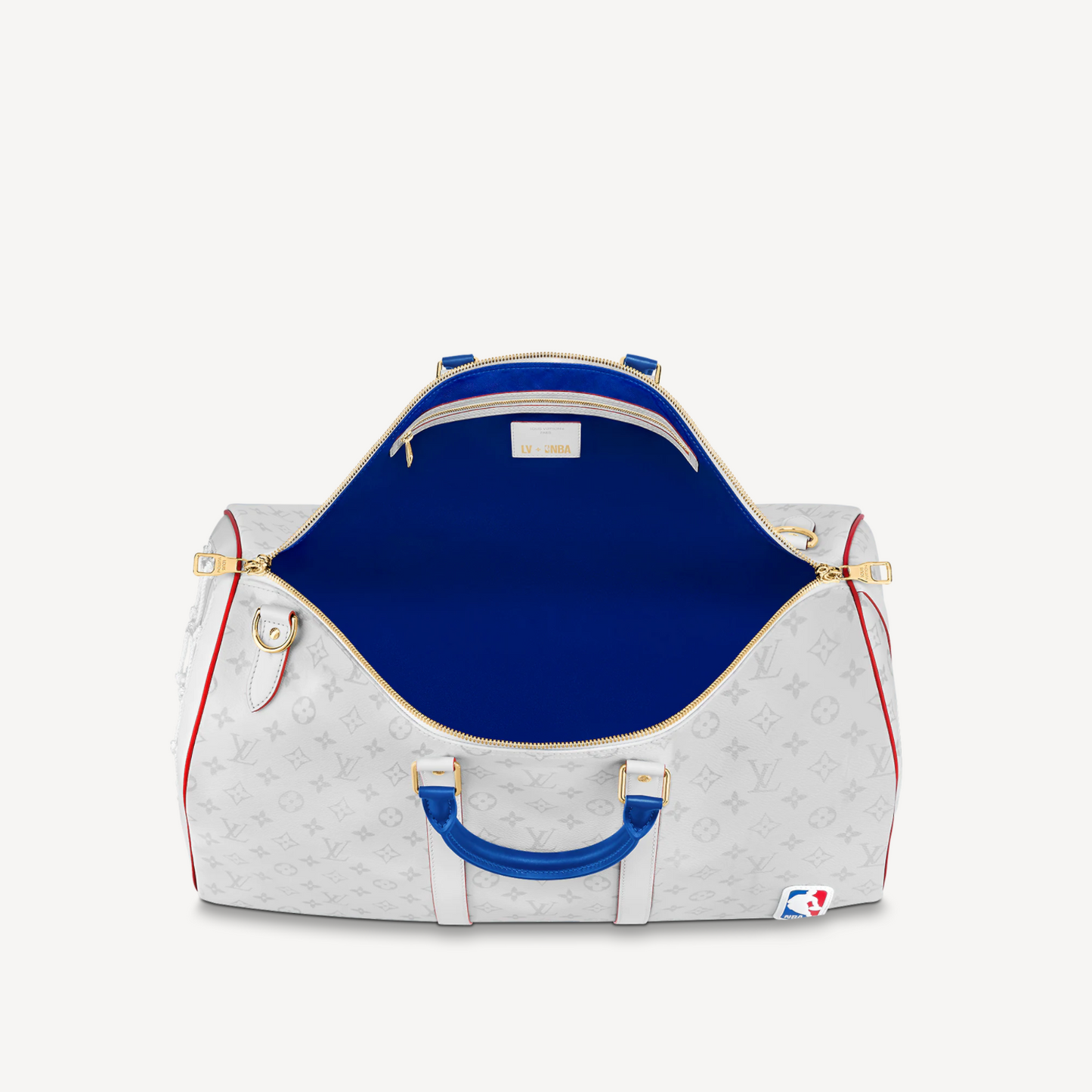 Louis Vuitton Keepall Bandoulière M45586 Monogram Antarctica Canvas Travel Bag