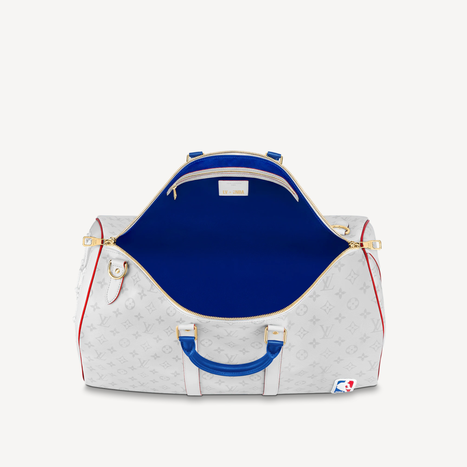 Louis Vuitton Keepall Bandoulière M45586 Monogram Antarctica Canvas Travel Bag