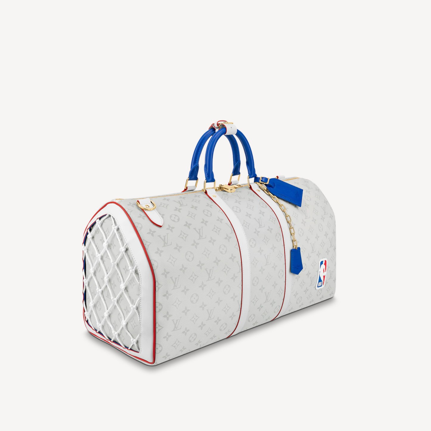 Louis Vuitton Keepall Bandoulière M45586 Monogram Antarctica Canvas Travel Bag