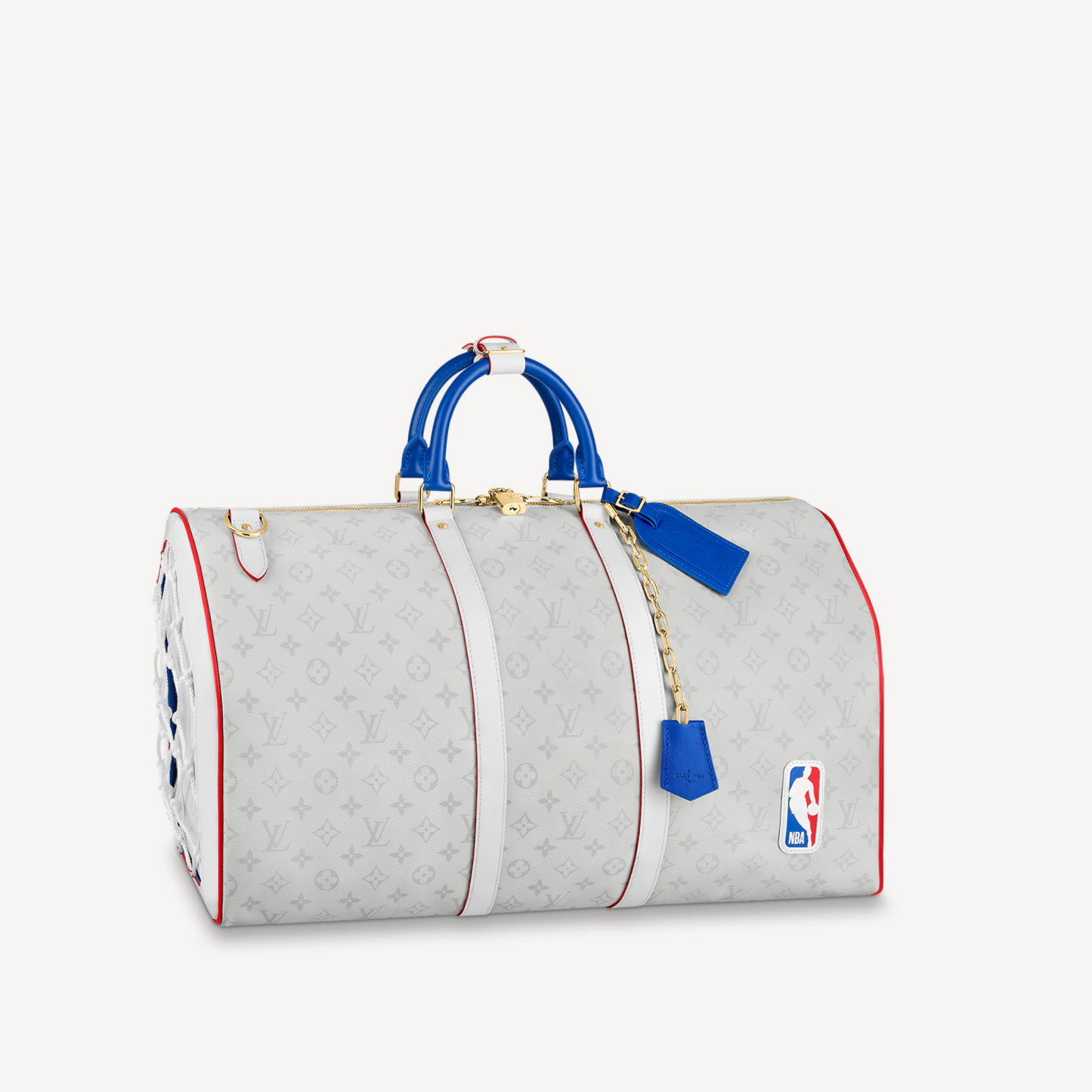 Louis Vuitton Keepall Bandoulière M45586 Monogram Antarctica Canvas Travel Bag