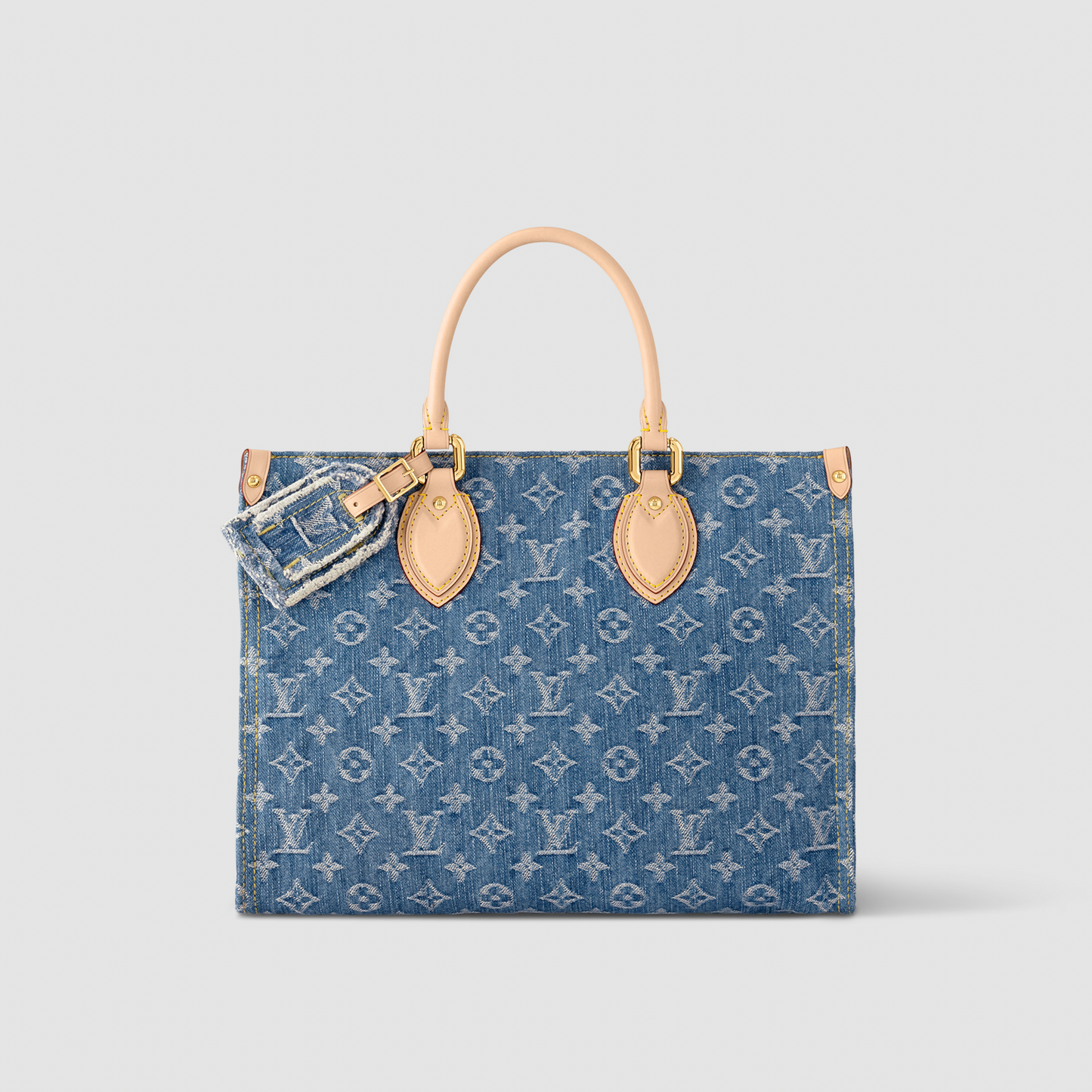 Louis Vuitton OnTheGo MM Monogram Denim Canvas Tote Bag M46871