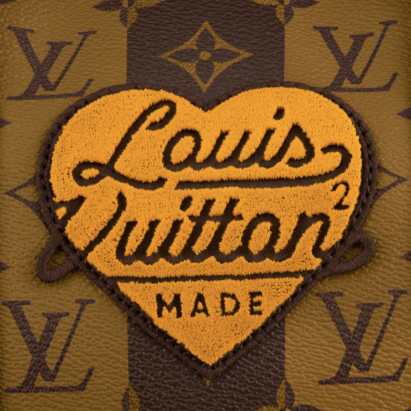 Louis Vuitton Keepall Bandoulière 50 Monogram Stripes Canvas Travel Bag M45967