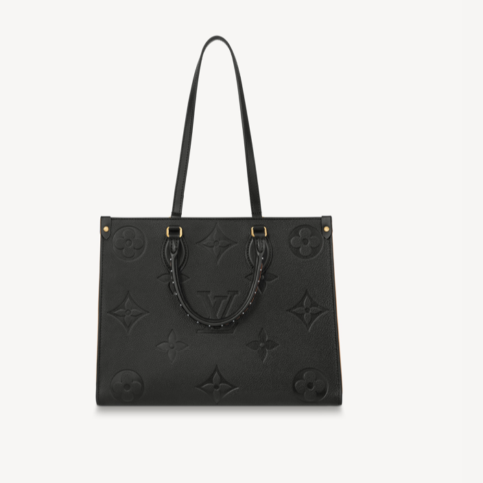 Louis Vuitton Wild At Heart OnTheGo MM Black Monogram Empreinte Leather M58522