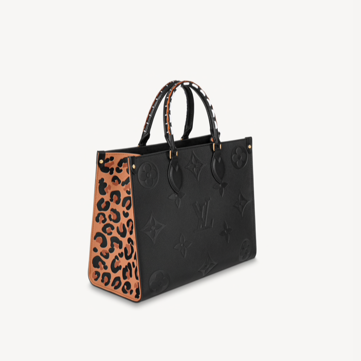 Louis Vuitton Wild At Heart OnTheGo MM Black Monogram Empreinte Leather M58522