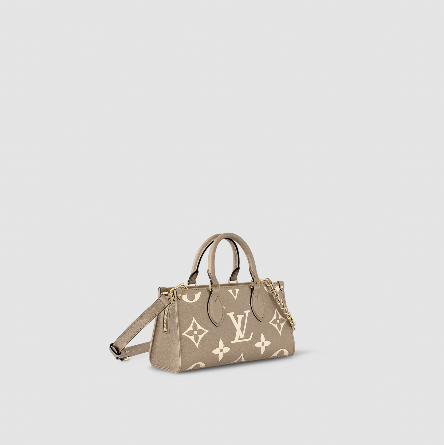 Louis Vuitton OnTheGo East West Dove Cream Monogram Empreinte Leather M23641
