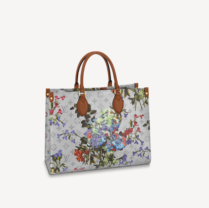 Louis Vuitton OnTheGo MM Coated Canvas Tote Bag M21233