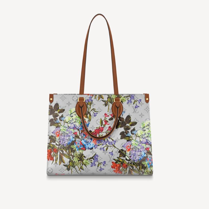 Louis Vuitton OnTheGo MM Coated Canvas Tote Bag M21233