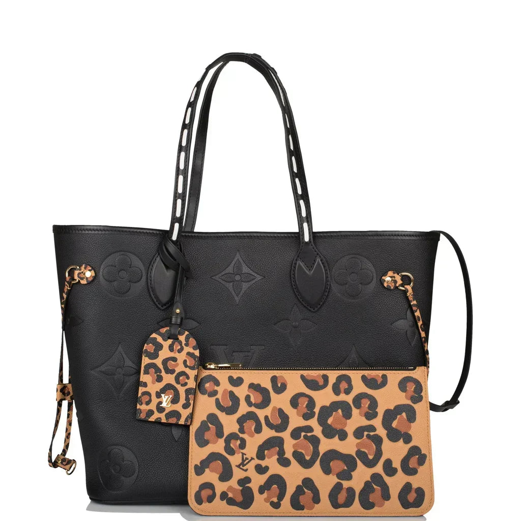 Louis Vuitton Neverfull MM Monogram Empreinte Leather M45856