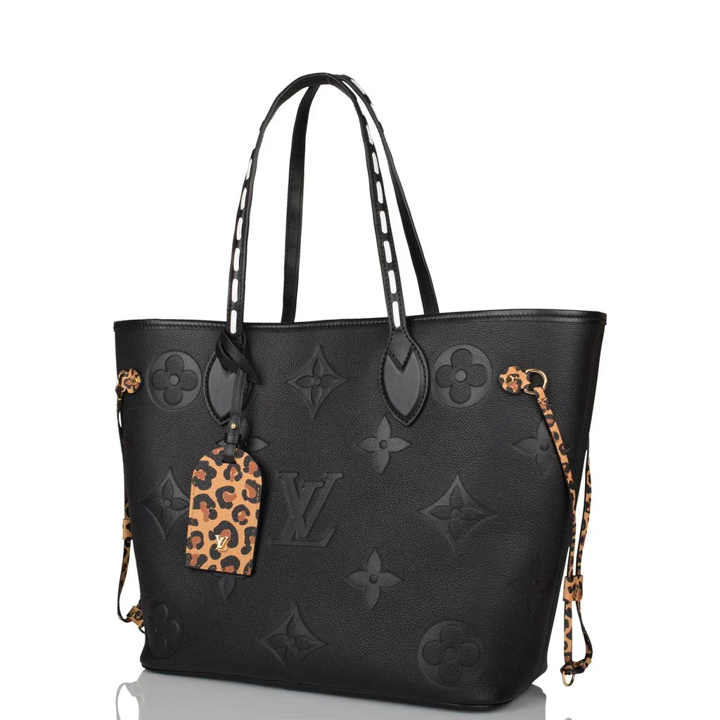 Louis Vuitton Neverfull MM Monogram Empreinte Leather M45856
