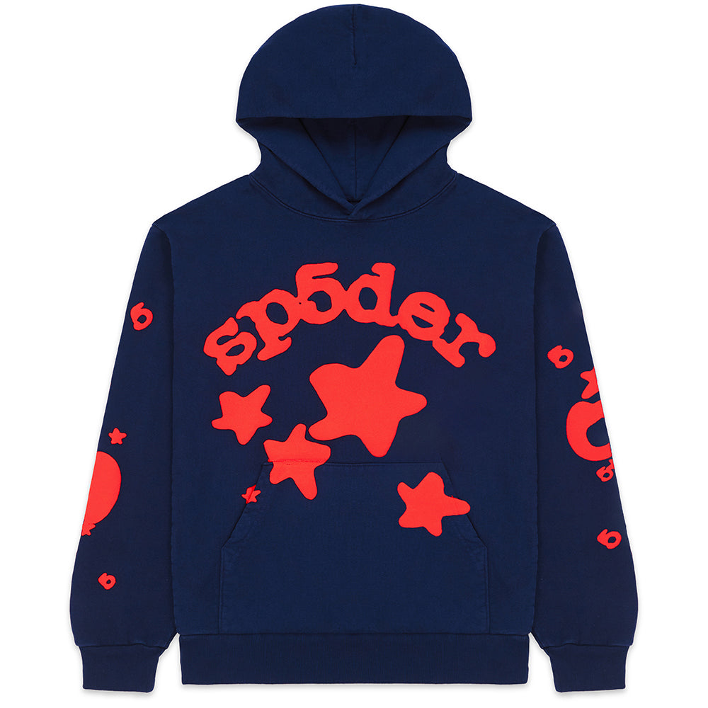 SP5DER Beluga Hoodie – Blue Archive - Front View