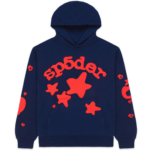 SP5DER Beluga Hoodie – Blue Archive - Front View