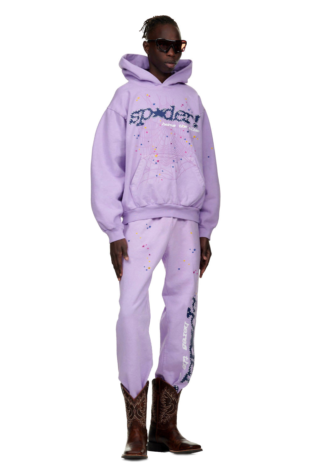 SP5DER Acai Hoodie – Purple - Detail View 6