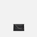 Bag It Frida Mini Milled Leather Crossbody Clutch – Black