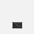 Bag It Frida Mini Pebbled Leather Crossbody Clutch – Black