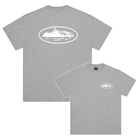 Corteiz OG Island Graphic Tee - Heather Grey
