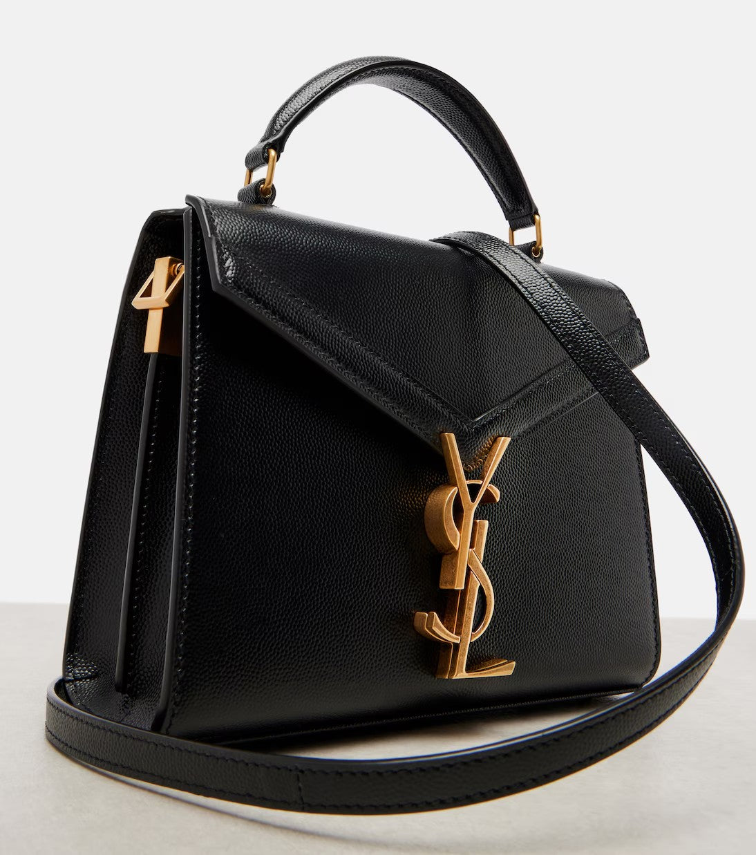 Saint Laurent Cassandra Mini bag in Black - back view