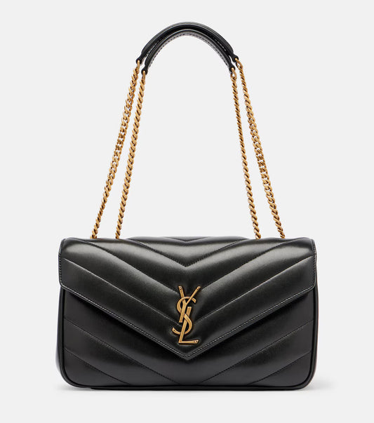 Saint Laurent Loulou Medium bag in Black - front view