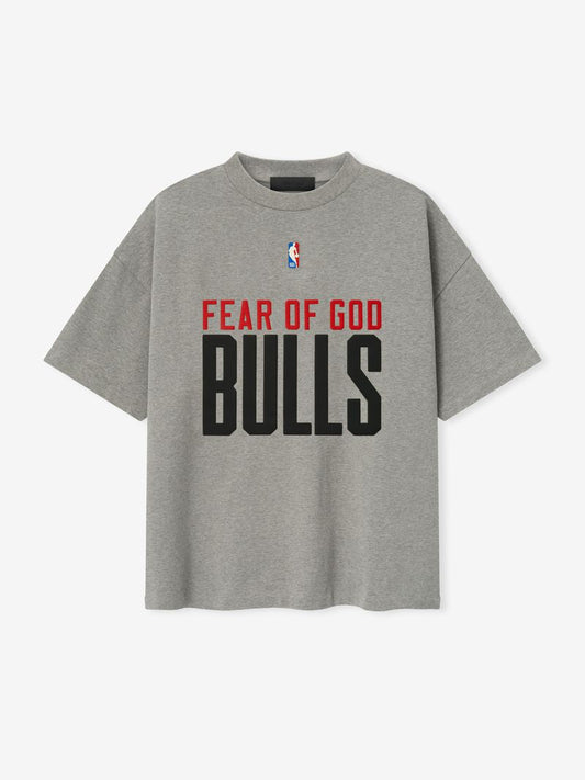 Fear of God Essentials Bulls 90s Tee - Heavy Cotton NBA T-Shirt