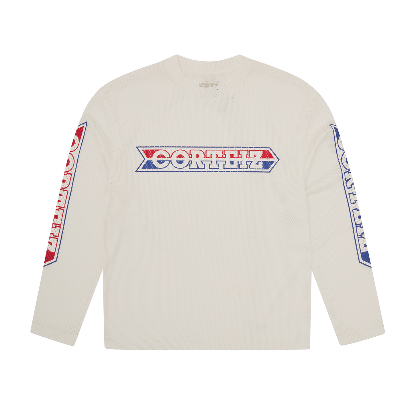 Corteiz Race Mesh Long Sleeve Jersey - Off White