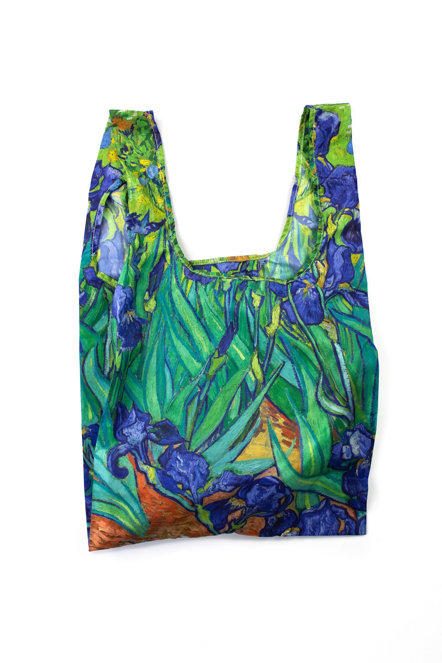 Bag It Van Gogh Irises Medium Reusable Bag – Recycled Foldable Tote